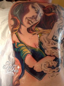 Frank's Pandora tattoo