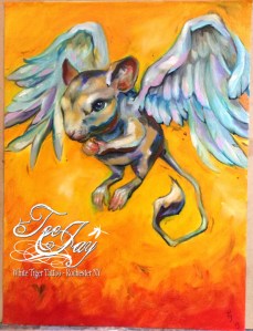 Flying Rodent painting