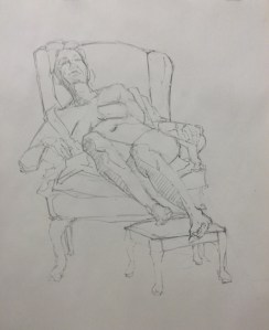 figure drawing at Steve Carpenter Studio