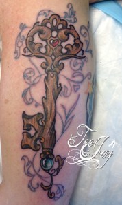 Wooden Key tattoo