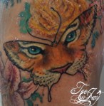 tiger butterfly tattoo