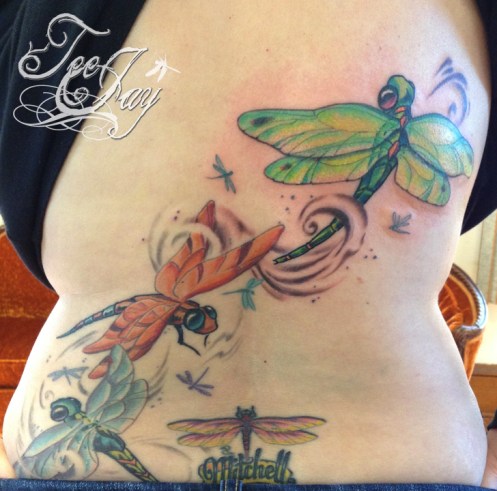 tattoo dragonflies