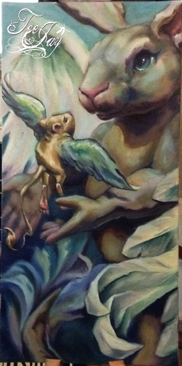 Flying Lessons painting by TeeJay