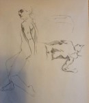 figure drawing male sitting