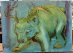 bear painting work in progress