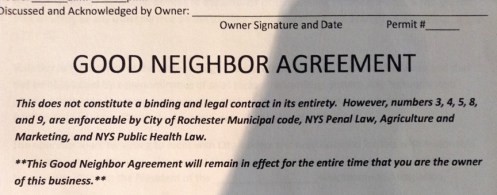 Good Neighbor Agreement