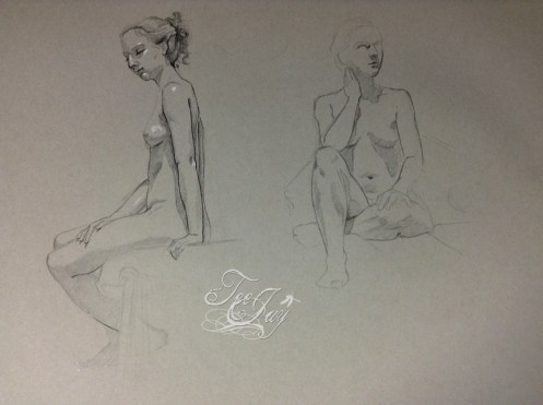 figure drawing pencil