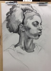 charcoal drawing