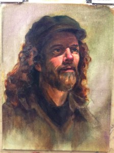 oil painting portrait