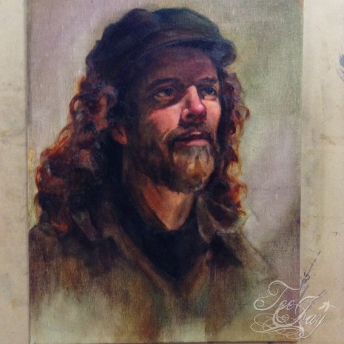 oil painting portrait