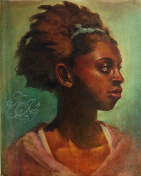 Oil Painting portrait from life