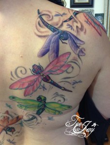 tattoo dragonflies