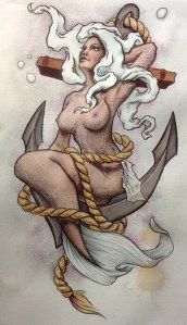 mermaid flash repaint