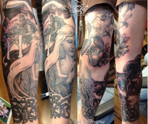 Goddess Sif tattoo