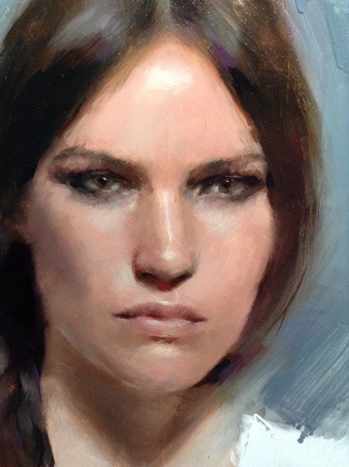 Casey Baugh portrait detail