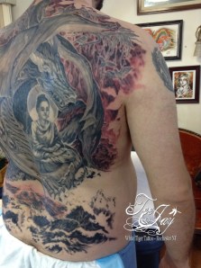 Buddha Naga tattoo
