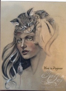 Cat Lady Banner in progress