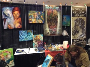 Booth in Asheville (Tattoo Expo)