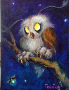 owl painting