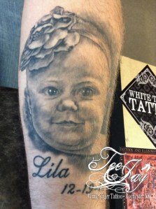 healed portrait tattoo