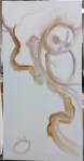 owl painting in progress