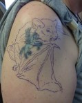 bat tattoo
