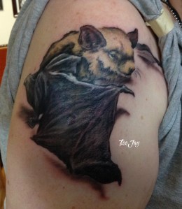 bat tattoo