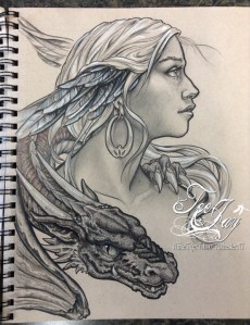 dragon lady drawing