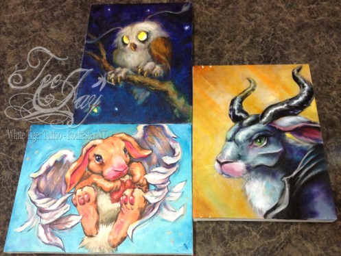 some TeeJay paintings