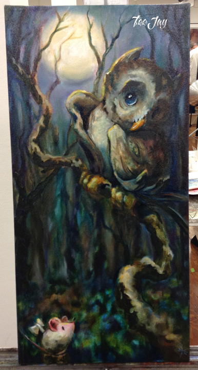 Owl Painting