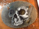 Garden Skull painting