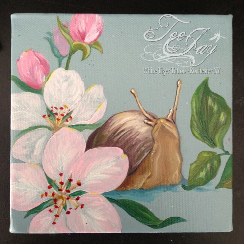 snail painting 