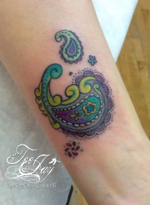 paisley tattoo