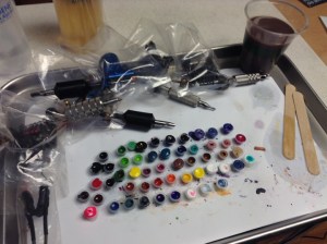 tattoo color palette