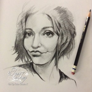 sketch my face of hannesto