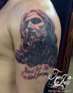Bernini Jesus tattoo