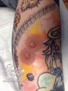 3d effect nipple tattooing double nipples