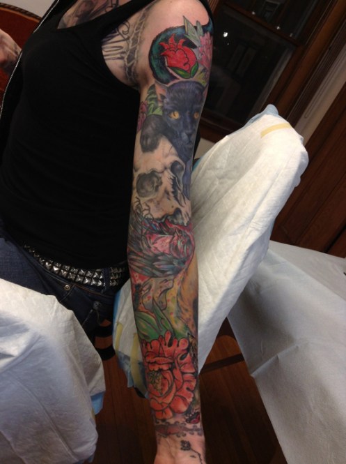 Holly's sleeve