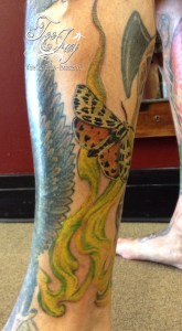 filler moth tattoo