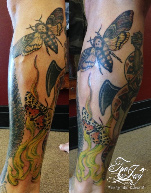 moth tattoos