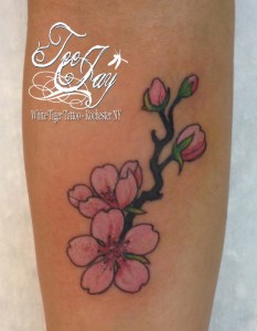 cherry blossoms tattoo