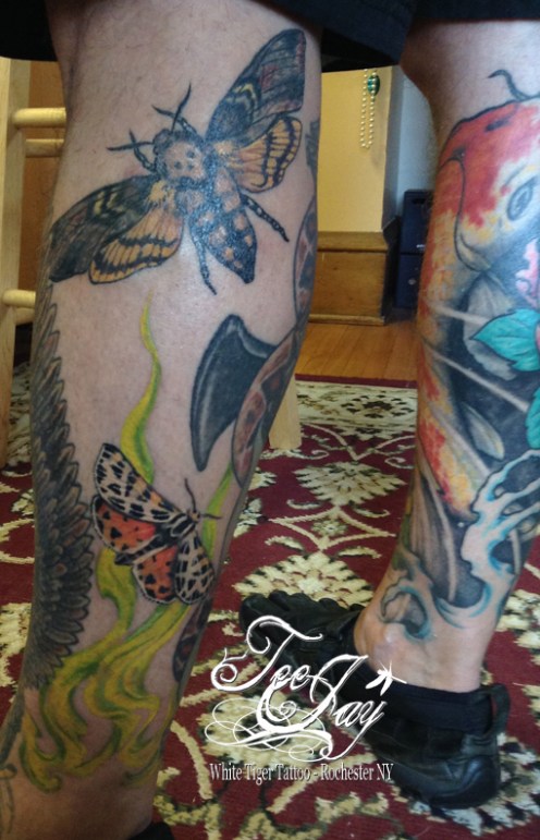 moths tattoo