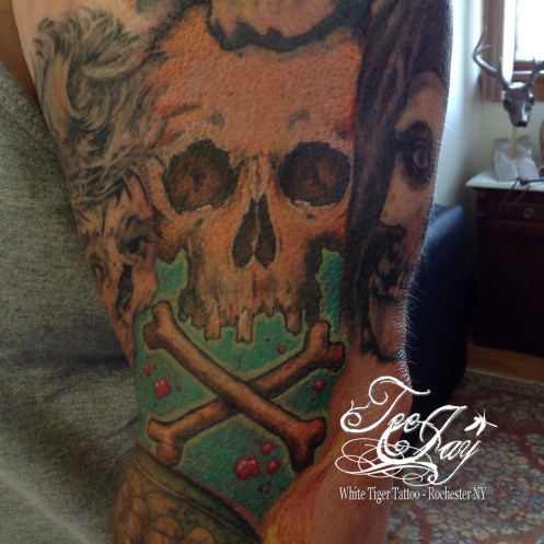 skull and crossbones tattoo