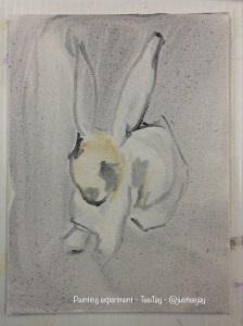 bunny painting
