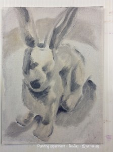 bunny painting