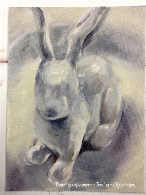 bunny painting