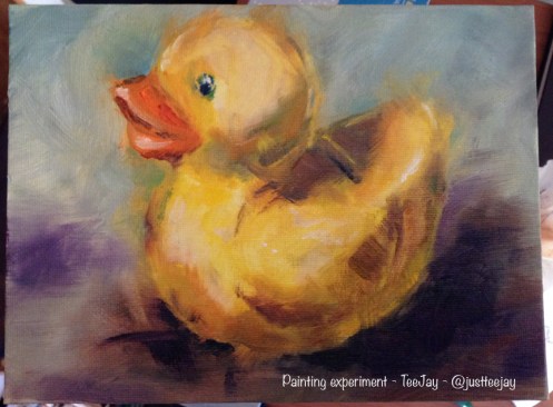 rubber duckie painting 