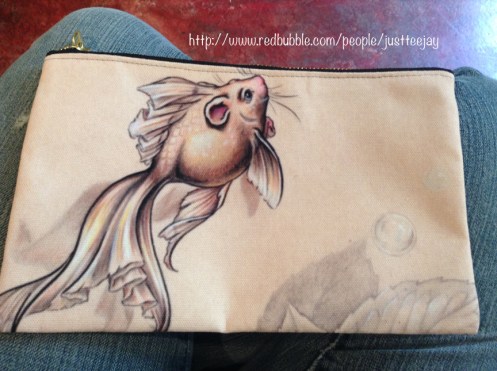Fancy Tail Mermouse Pencil Bag