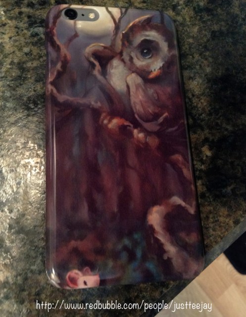 wary owl phone case