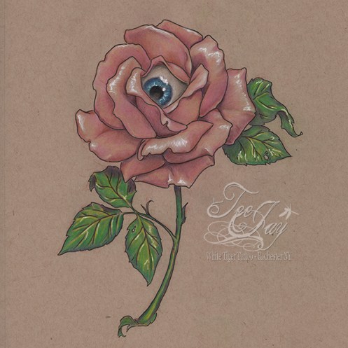 eyeball rose